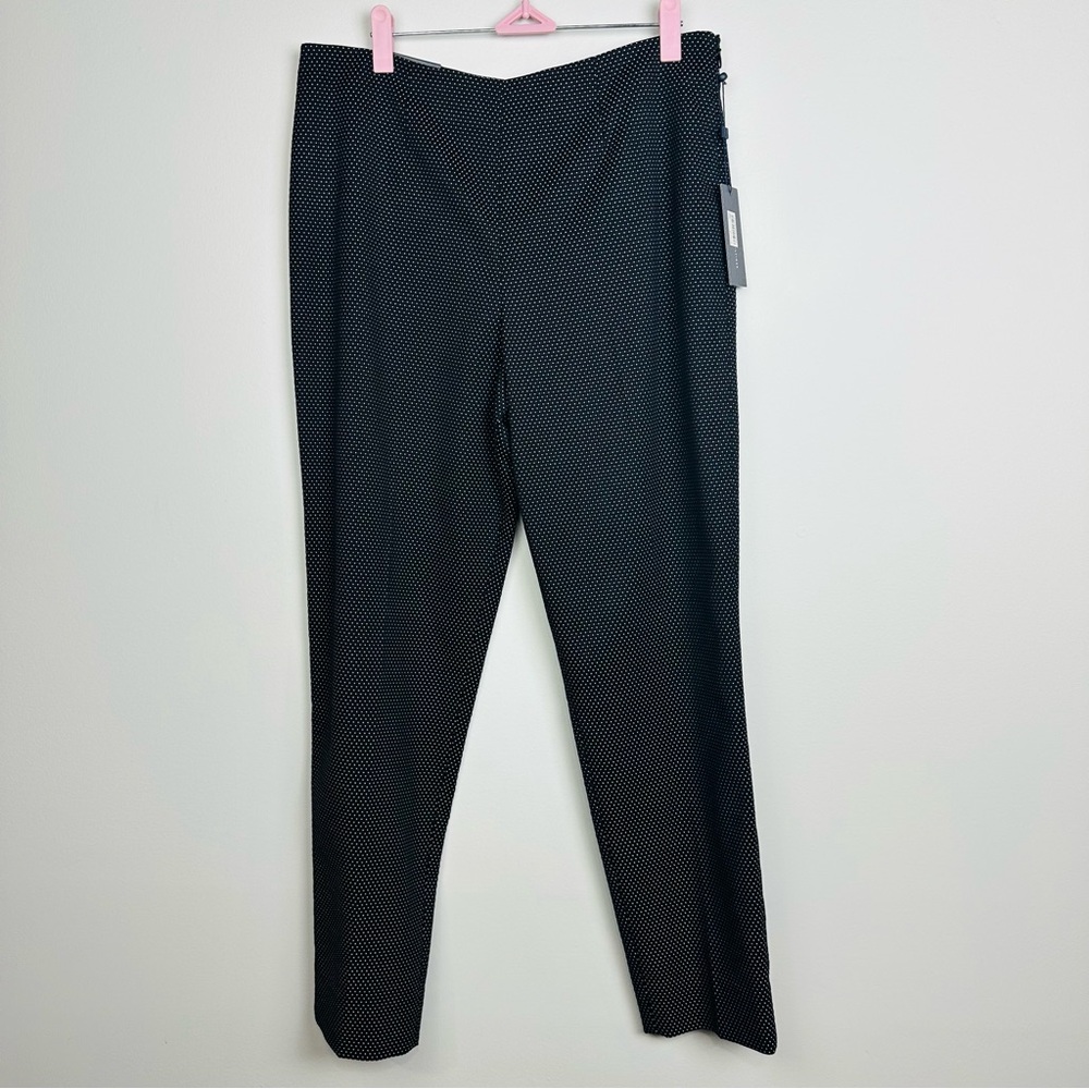 Tommy Hilfiger NWT Black Pants with White Dots Size 10